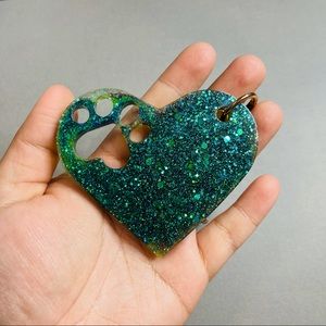 Big heart keychain/Resin Keychain